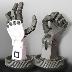 Poseable Robot Hand (Left Hand) (PLA)