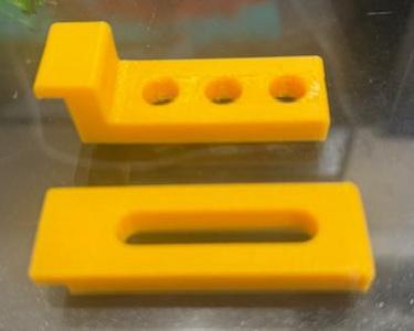 Two additional clamps for the Genmitsu 3018 clamping set