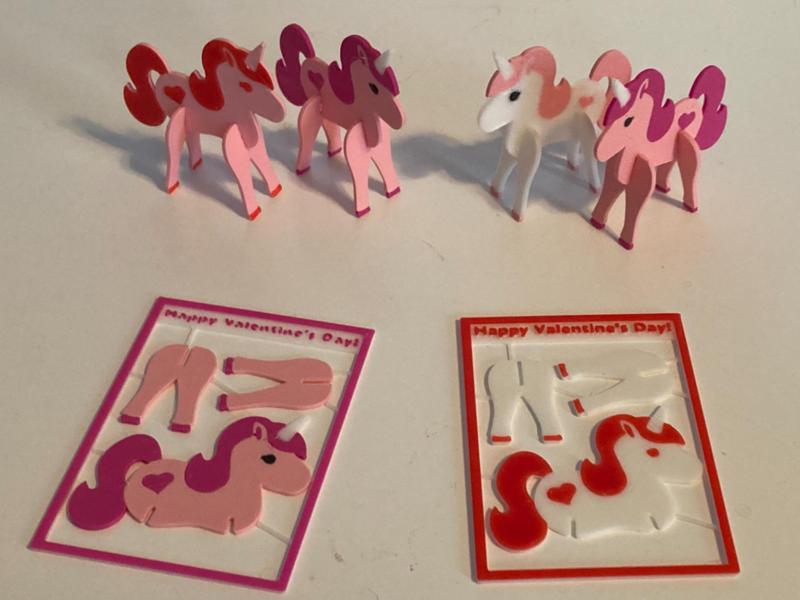 Valentine's Unicorn Kit Card