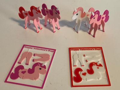Valentine's Unicorn Kit Card