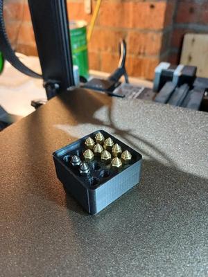 Gridfinity 3D Printer Nozzle Bin   