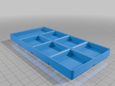 Gridfinity Modified 2x4