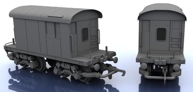 OO Scale Train - Caboose Type 1
