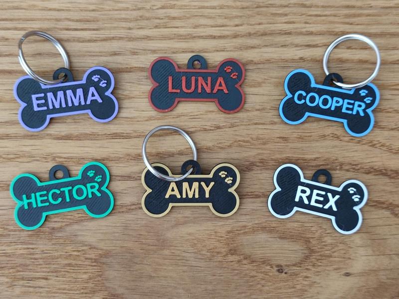 Dog tag - Name tag - Keychain