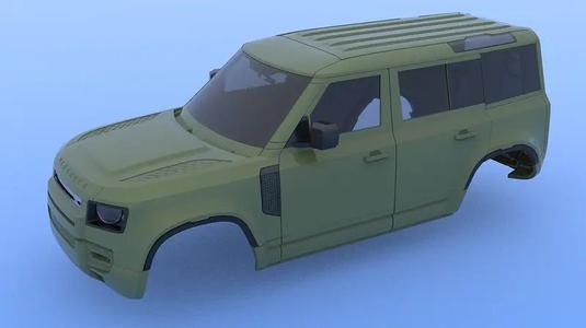 Land Rover Defender New (Functional Doors and Hood - separated parts)