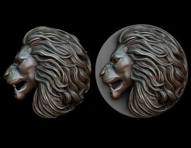 Lion pendant 2 - three versions