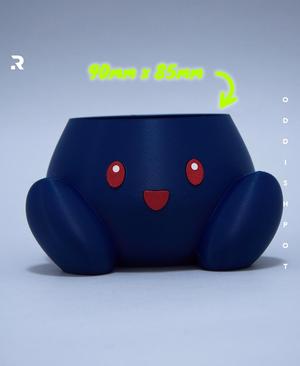 Oddish Pot (No Supports) - Pokémon Planter *by RNDM3D*