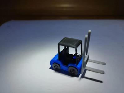 Forklift Model Building h0 1:87   