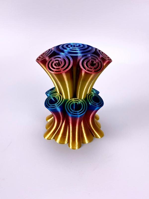 Scroll Vase