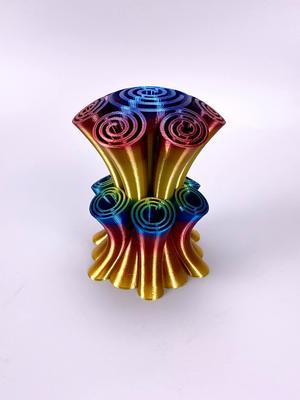 Scroll Vase