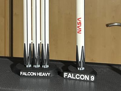 STANDS for 1:200 Falcon 9 and Falcon Heavy models