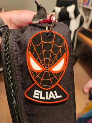 Spiderman Name Tag
