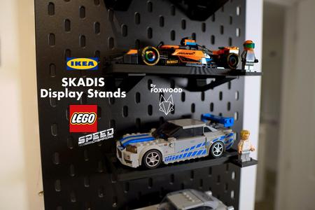 Speed Champions Ikea Skadis Display stands - Brick
