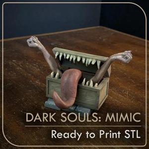 Dark Souls Mimic (Yawning) 3D Printing Figurine