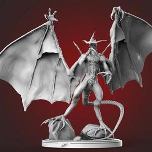 Bahamut Final Fantasy 3D Printing Figurine | Assembly