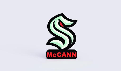 Seattle Kraken Sign - LED Strip Compatible