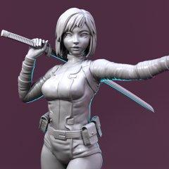 Gwenpool 3D Printing Figurine | Assembly
