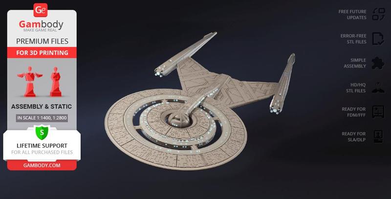 USS Discovery NCC-1031 3D Printing Model | Assembly