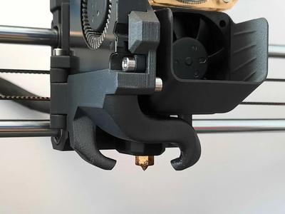 High-visibility and performance Prusa MK4 fan duct   