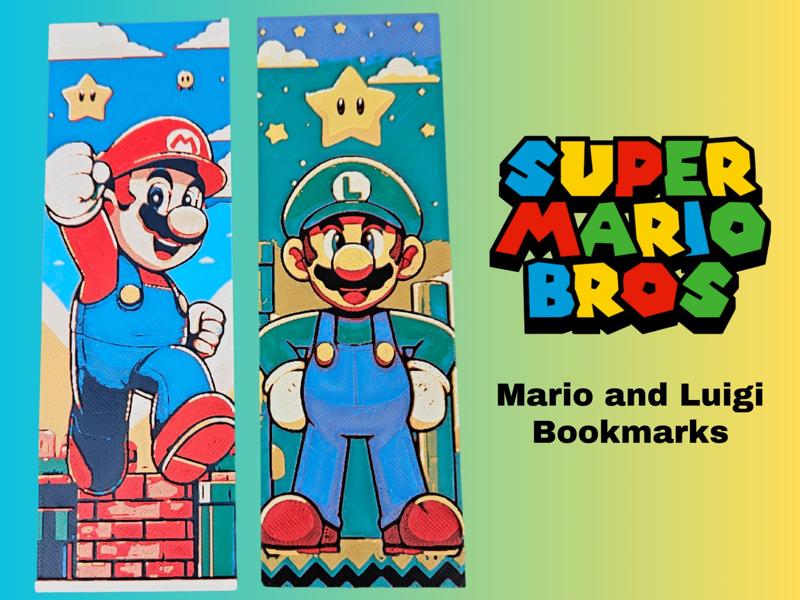 Super Mario Brothers -- Mario and Luigi Bookmarks