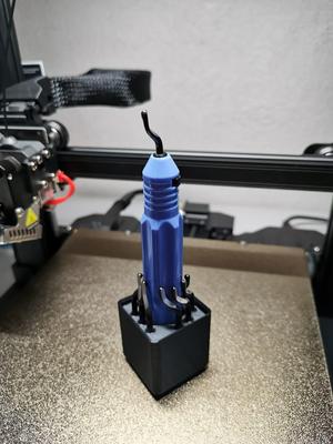 Gridfinity Cheapo Deburrer Holder