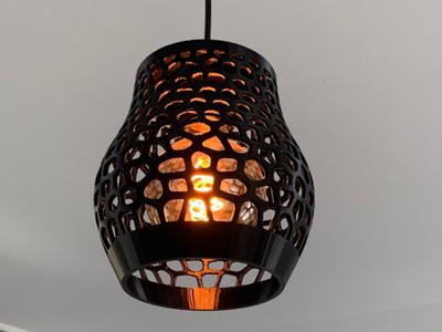 Voronoi style Lamp/Vase "chandelier"