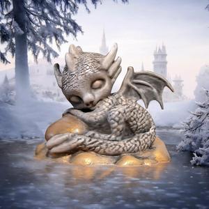 Baby Dragon Sleeping