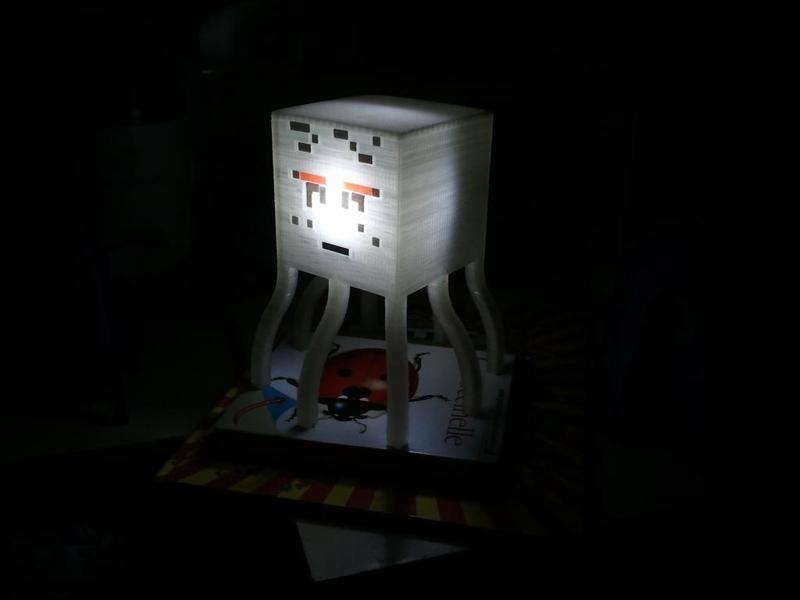 MINECRAFT GHAST LAMP