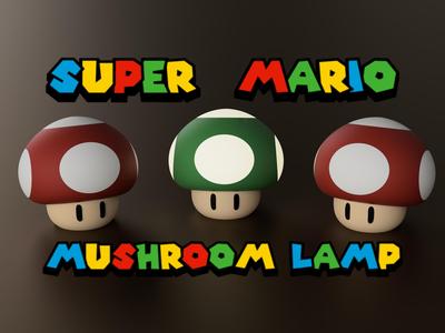 Super Mario Mushroom Lamp - Kit 001