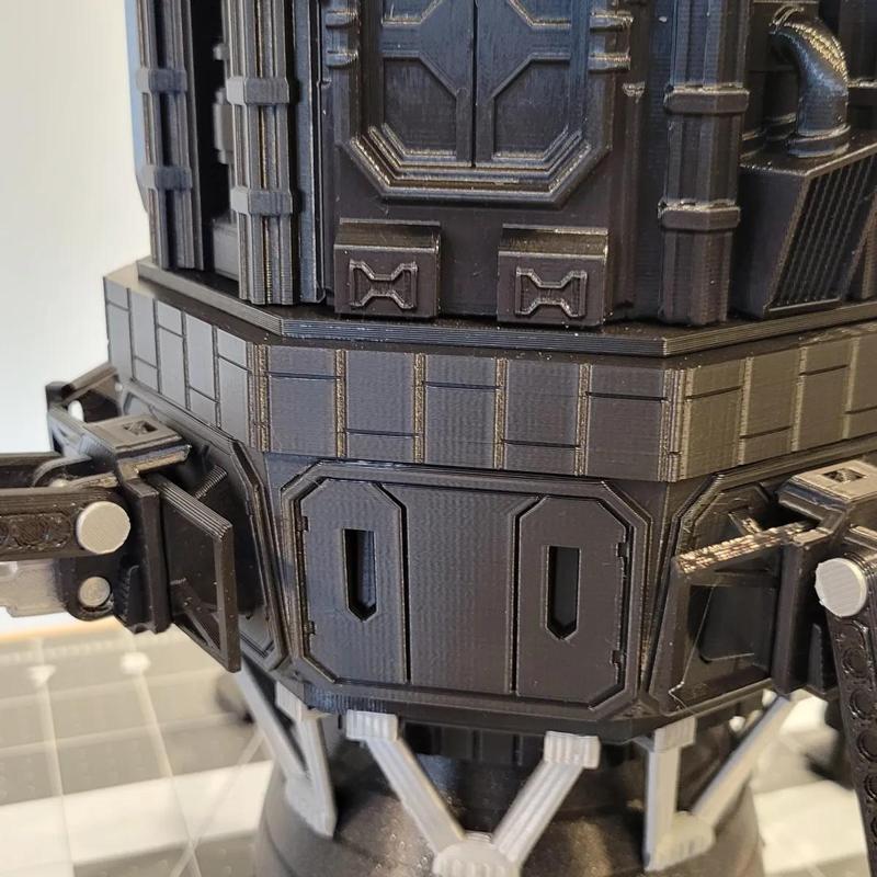 Rocinante Rear Section with Plate Armor (with and without gear mounts)