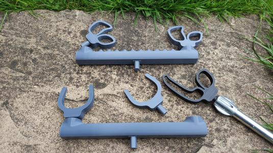 Fishing Rod Rest Pack, Buzz Bar, Method Feeder Side Strike Single and Multi Rod Rest, Rod Butt Rear Rest