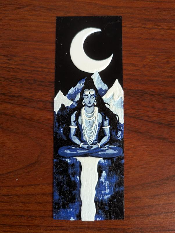 Shiva Meditating Bookmark