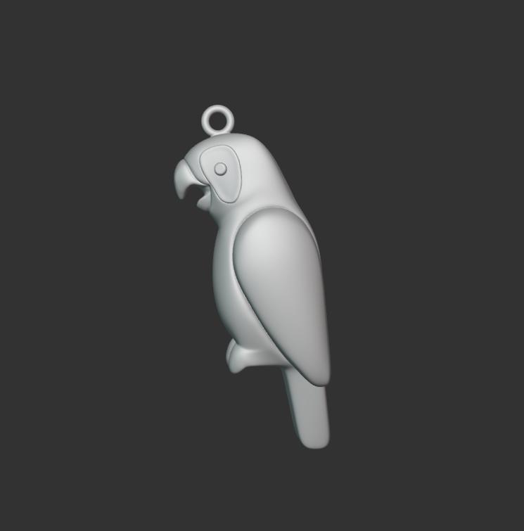 Parrot Keychain