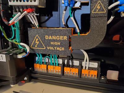 AC Caution Covers for "Remix of RyanDam's Cable Management Duct for Voron Printers" V3.0