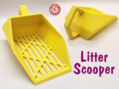 Pet Litter Scooper - No Supports