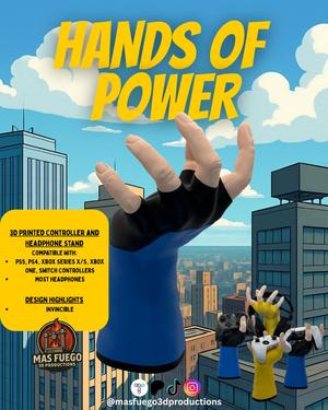 Invincible Stand - Hands of Power - Mas Fuego 3D Productions