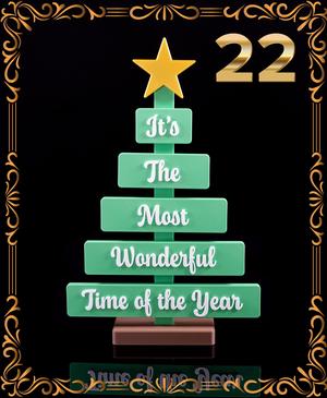 Christmas Tree Sign - Christmas Day 22