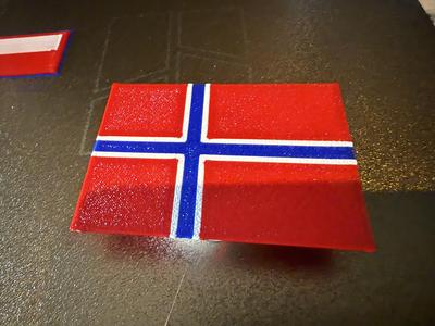 Norwegian Flag for Giant Lego Wreath