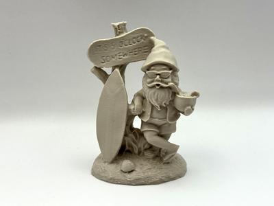 Surfer Garden Gnome