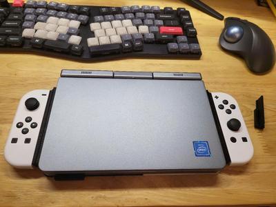 Joycon grip for Crelander P8 mini laptop