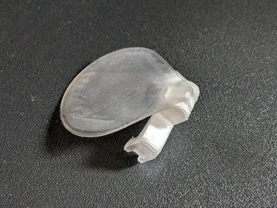 Customizable Eye Blinder Clip for Pistol Shooting