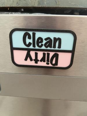 dishwasher sign
