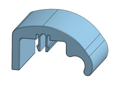 More Beautiful Cable Clip for Rack Rails.