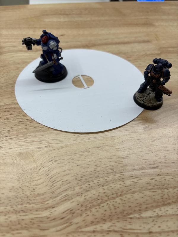 Numbered (1 - 6) Tabletop Wargame Objective Markers - 40k/AoS