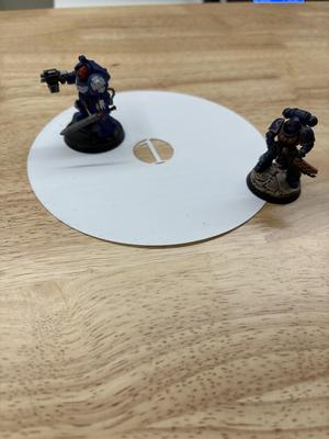 Numbered (1 - 6) Tabletop Wargame Objective Markers - 40k/AoS