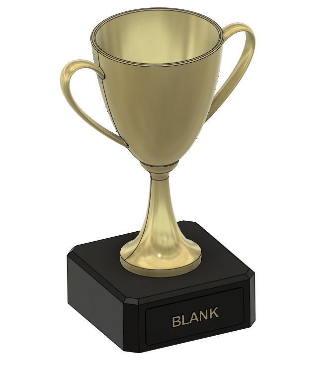 TROPHY WITH NAME PLATE