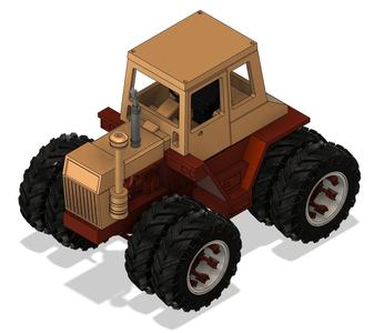 Case 1470 Closed Station Tractor - 1:16th Scale