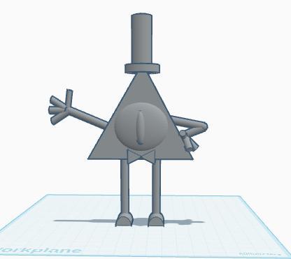 Bill Cipher Staue