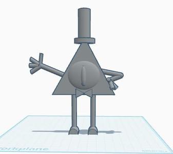 Bill Cipher Staue