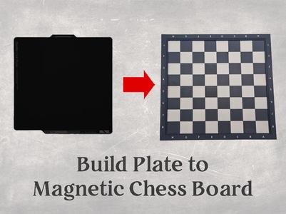 X1C / P1S Build Plate to Magnetic Chess Board